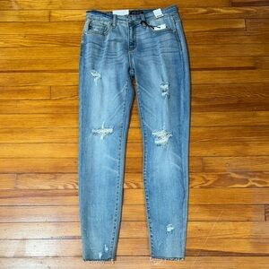 Judy Blue Distressed Blue Jeans Skinny